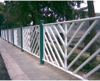 獨特人行道護欄市政欄桿機動車道隔離欄色澤光潤