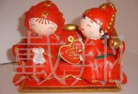 婚慶禮品首選 花開(kāi)富貴-愛(ài)心沙發(fā)擺設(shè)娃娃，傳遞幸福與溫馨